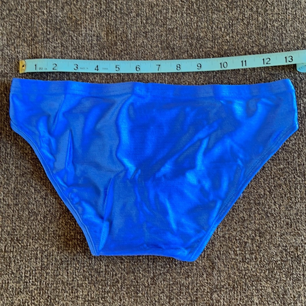 men’s Beautiful Blue Brief size M-L 26 inches - Picture 4 of 5